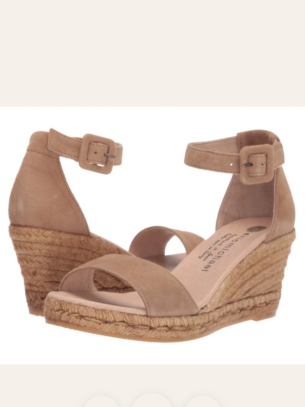Eric Michael Milan Sandals in Beige